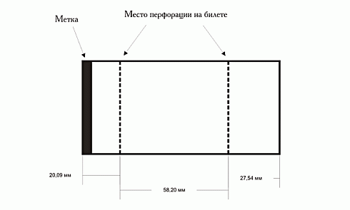 Термокартон (термобилеты) 60х94,5